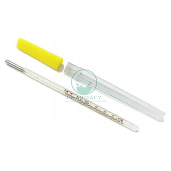 Mercury Thermometer Clinical, Flat