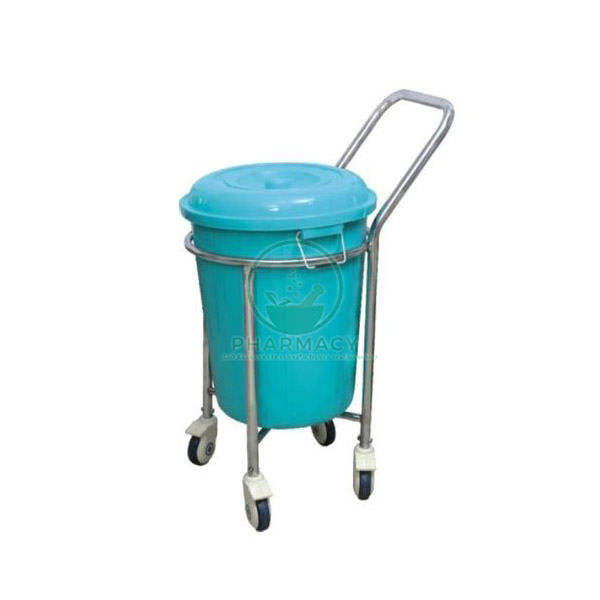 Soiled Linen Trolley (Plastic Bucket)