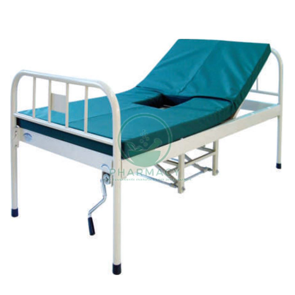 Semi-Fowler Bed, Manual (with Provision for Bed Pan)