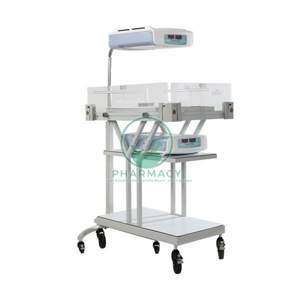 Phototherapy Stand with Trolley Double Surface