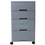 Movable Cabinets Drawers with Plastic Top
