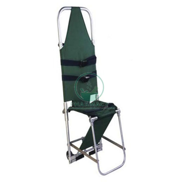 Stretcher Cum Wheel Chair Single Fold With 2 Wheels
