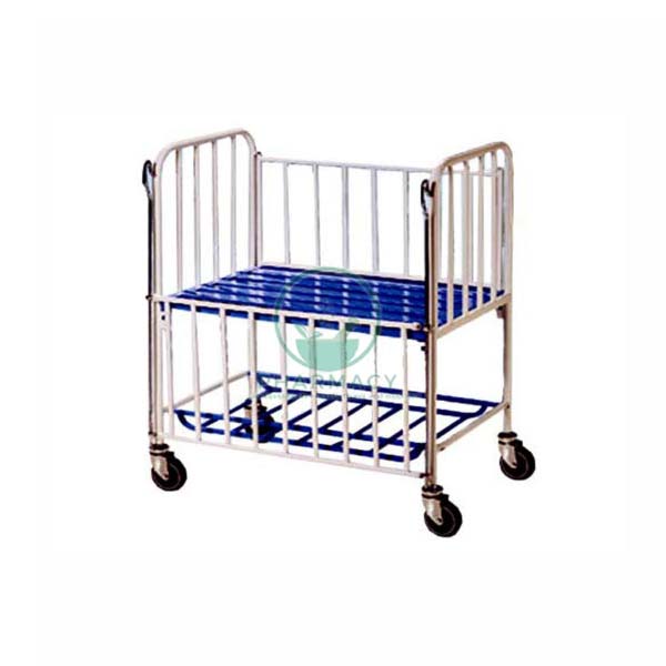 Infant Bed / Child Cot, Epoxy Coated Steel