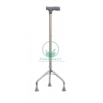 Walking Sticks Height Adjustable and with Chromed Steel Base